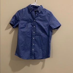 Short Sleeve Land’s End Button Up